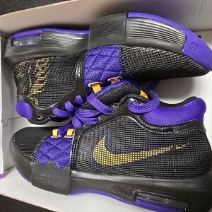 Nike Black and Purple Sneakers